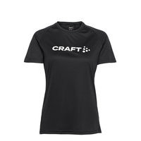 Core Unify Logo Tee W T-shirts & Tops Short-sleeved Musta Craft