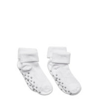 Baby Rib Sock W. Abs Socks & Tights Non-slip Socks Valkoinen Minymo