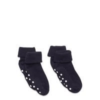 Baby Rib Sock W. Abs Socks & Tights Non-slip Socks Musta Minymo