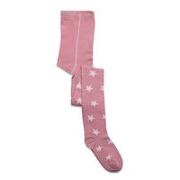 Stocking W. Pattern Socks & Tights Tights Vaaleanpunainen Minymo