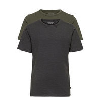 Basic T-Shirt Ss T-shirts Short-sleeved Harmaa Minymo