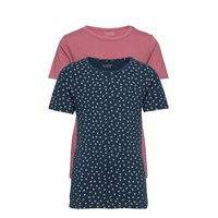 Basic T-Shirt Ss T-shirts Short-sleeved Monivärinen/Kuvioitu Minymo