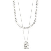 Necklace : Bathilda : Silver Plated Accessories Jewellery Necklaces Statement Necklaces Hopea Pilgrim