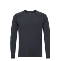 M Structured Longsleeve T-shirts Long-sleeved Sininen Casall
