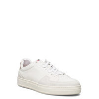 Cupsole Sustainable Leather Mix Matalavartiset Sneakerit Tennarit Valkoinen Tommy Hilfiger