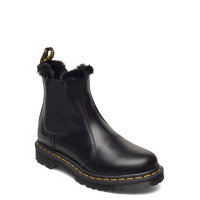 2976 Leonore Oxblood Atlas Shoes Chelsea Boots Musta Dr. Martens