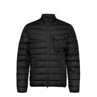 B.Intl Winter Chain Quilt Vuorillinen Takki Topattu Takki Musta Barbour