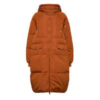 Bunala Down Ja Outerwear Parka Coats Ruskea ICHI