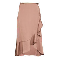 Slkarven Skirt Polvipituinen Hame Ruskea Soaked In Luxury, Soaked in Luxury
