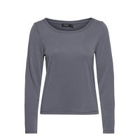 Slcolumbine Tee Ls T-shirts & Tops Long-sleeved Sininen Soaked In Luxury, Soaked in Luxury