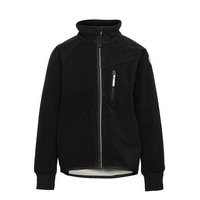 Jacket Windfleece Solid Outerwear Fleece Outerwear Fleece Jackets Musta Polarn O. Pyret