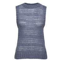 Frbeautumn 3 Vest Vests Knitted Vests Sininen Fransa