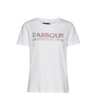 B.Intl Galvez Tee T-shirts & Tops Short-sleeved Valkoinen Barbour