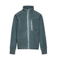 Jacket Windfleece Solid Outerwear Fleece Outerwear Fleece Jackets Sininen Polarn O. Pyret