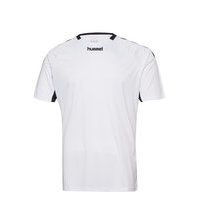 Core Team Jersey S/S T-shirts Short-sleeved Valkoinen Hummel