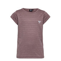 Hmlsutkin T-Shirt S/S T-shirts Short-sleeved Vaaleanpunainen Hummel
