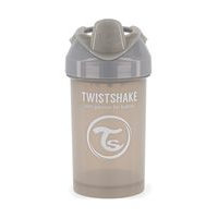 Twistshake Crawler Cup 300ml 8+M Pastel Grey Home Meal Time Cups & Mugs Sippy Cups Harmaa Twistshake