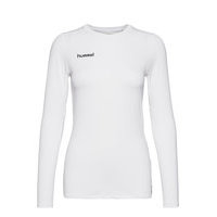 Hml First Performance Women Jersey L/S T-shirts & Tops Long-sleeved Valkoinen Hummel