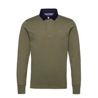 The Original Heavy Rugger Polos Long-sleeved Vihreä GANT