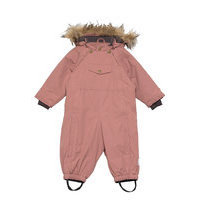 Wisti Fake Fur Suit, M Outerwear Snow/ski Clothing Snow/ski Suits & Sets Vaaleanpunainen Mini A Ture