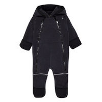 Vindel Baby Overall Windfleece Outerwear Fleece Outerwear Fleece Suits Musta Lindberg Sweden