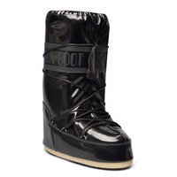 Mb Moon Boot Vinile Met Shoes Boots Winter Boots Musta Moon Boot