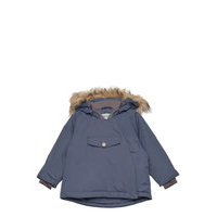 Wang Fake Fur Jacket, M Outerwear Snow/ski Clothing Snow/ski Jacket Sininen Mini A Ture