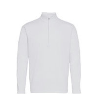 Mens Dunbar Halfzip Fleece T-shirts Long-sleeved Valkoinen Abacus