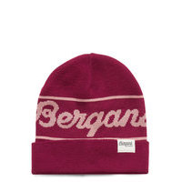 Bergans Logo Youth Beanie Accessories Headwear Hats Beanie Punainen Bergans