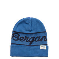 Bergans Logo Youth Beanie Accessories Headwear Hats Beanie Sininen Bergans