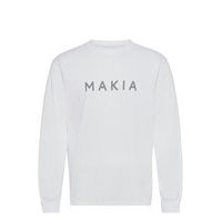 Oksa Long Sleeve T-shirts Long-sleeved Valkoinen Makia