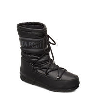 Mb Mid Nylon Wp Shoes Boots Ankle Boots Ankle Boot - Flat Musta Moon Boot