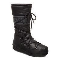 Mb High Nylon Wp Korkeavartiset Saapikkaat Musta Moon Boot