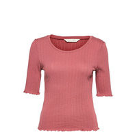 Whitney Top T-shirts & Tops Short-sleeved Vaaleanpunainen ODD MOLLY
