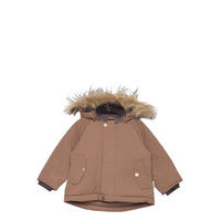Wally Fake Fur Jacket, M Outerwear Snow/ski Clothing Snow/ski Jacket Ruskea Mini A Ture