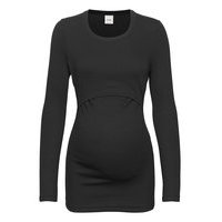 Signe L/S Top T-shirts & Tops Long-sleeved Musta Boob