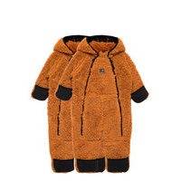 Muddus Pile Baby Overall Windfleece Outerwear Fleece Outerwear Fleece Suits Beige Lindberg Sweden