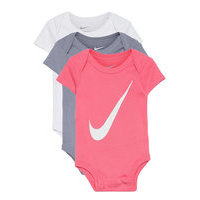 Swoosh 3 Pack S/S Bodies Short-sleeved Vaaleanpunainen Nike
