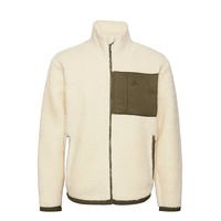 D1. Woolblend Fleece Jacket Sweat-shirts & Hoodies Fleeces & Midlayers Kermanvärinen GANT