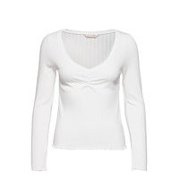 Whitney Long Sleeve Top T-shirts & Tops Long-sleeved Valkoinen ODD MOLLY