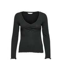Whitney Long Sleeve Top T-shirts & Tops Long-sleeved Musta ODD MOLLY