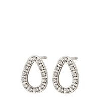 Sander Contour Studs Cz Steel Accessories Jewellery Earrings Studs Hopea Edblad