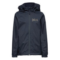 Jr Urban Rain Jacket Outerwear Shell Clothing Shell Jacket Sininen Helly Hansen