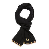 T/T Merino Wool Scarf Accessories Scarves Winter Scarves Musta Fred Perry