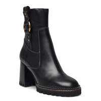 High Heel Shoes Boots Ankle Boots Ankle Boot - Heel Musta See By Chloé, See by Chloé