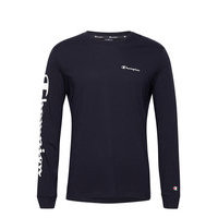 Long Sleeve T-Shirt T-shirts Long-sleeved Sininen Champion