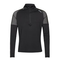 Light Speed 1/2 Zip T-shirts Long-sleeved Musta 2XU