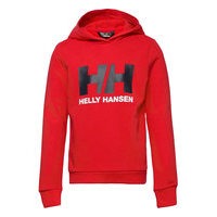 Jr Hh Logo Hoodie Huppari Punainen Helly Hansen