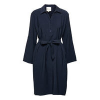 Mwlouisa Shirt Dress Dresses Everyday Dresses Sininen My Essential Wardrobe