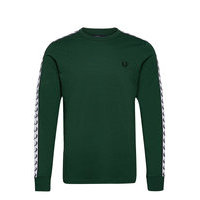 Taped L/S T-Shirt T-shirts Long-sleeved Vihreä Fred Perry